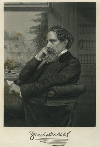 Charles Dickens, Portrait by Herbert Watkins